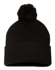 Sportsman 12" Pom-Pom Cuffed Beanie SP15