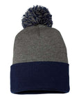Sportsman 12" Pom-Pom Cuffed Beanie SP15