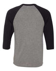 BELLA + CANVAS Unisex Three-Quarter Sleeve Baseball Tee 3200