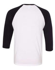 BELLA + CANVAS Unisex Three-Quarter Sleeve Baseball Tee 3200