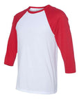 BELLA + CANVAS Unisex Three-Quarter Sleeve Baseball Tee 3200