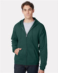 Hanes Unisex EcoSmart® Full-Zip Hooded Sweatshirt P180