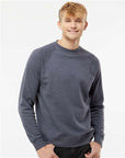 Independent Trading Co. Unisex Special Blend Raglan Crewneck Sweatshirt PRM30SBC