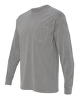 Comfort Colors Unisex Garment-Dyed Heavyweight Long Sleeve Pocket T-Shirt 4410