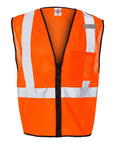 Kishigo Unisex Single Pocket Zipper Mesh Class 2 Vest 1519-1520