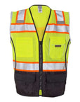 Kishigo Unisex Premium Black Series® Black Bottom Class 2 Vest 1515-1516