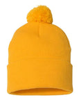 Sportsman 12" Pom-Pom Cuffed Beanie SP15