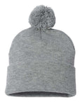 Sportsman 12" Pom-Pom Cuffed Beanie SP15