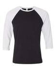 BELLA + CANVAS Unisex Three-Quarter Sleeve Baseball Tee 3200