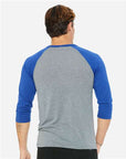 BELLA + CANVAS Unisex Three-Quarter Sleeve Baseball Tee 3200
