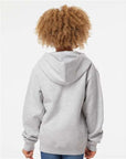 Independent Trading Co. Youth Midweight Full-Zip Hooded Sweatshirt SS4001YZ