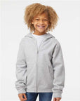 Independent Trading Co. Youth Midweight Full-Zip Hooded Sweatshirt SS4001YZ