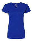 LAT Women's Fine Jersey V-Neck Tee 3507