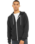 BELLA + CANVAS Unisex Sponge Fleece Full-Zip Hoodie Sweatshirt 3739