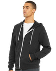 BELLA + CANVAS Unisex Sponge Fleece Full-Zip Hoodie Sweatshirt 3739