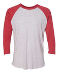Next Level Unisex Triblend Three-Quarter Raglan T-Shirt 6051
