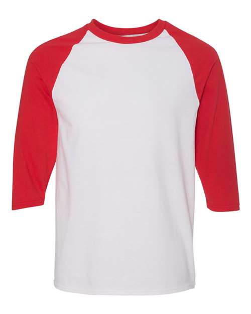 Gildan Unisex Heavy Cotton™ Raglan Three-Quarter Sleeve T-Shirt 5700