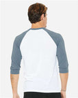 BELLA + CANVAS Unisex Three-Quarter Sleeve Baseball Tee 3200