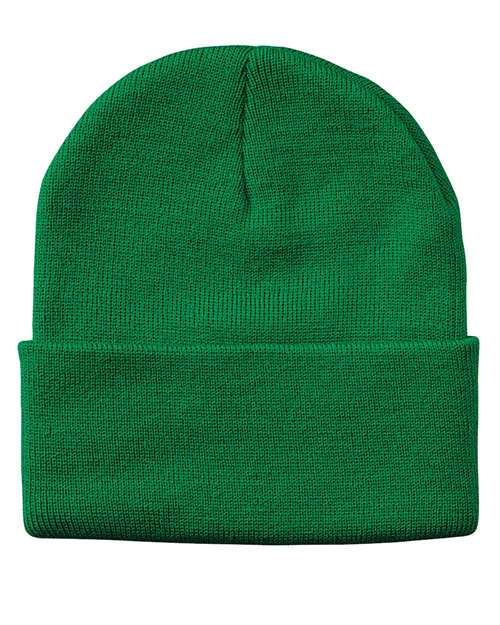 Sportsman 12" Solid Cuffed Beanie SP12