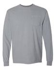 Comfort Colors Unisex Garment-Dyed Heavyweight Long Sleeve Pocket T-Shirt 4410