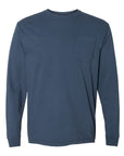 Comfort Colors Unisex Garment-Dyed Heavyweight Long Sleeve Pocket T-Shirt 4410