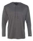 Badger Unisex B-Core Hooded Long Sleeve T-Shirt 4105