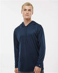 Badger Unisex B-Core Hooded Long Sleeve T-Shirt 4105