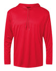 Badger Unisex B-Core Hooded Long Sleeve T-Shirt 4105