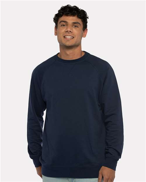 Next Level Unisex Laguna Raglan Crewneck Sweatshirt 9000
