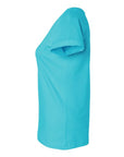 LAT Women's Fine Jersey V-Neck Tee 3507