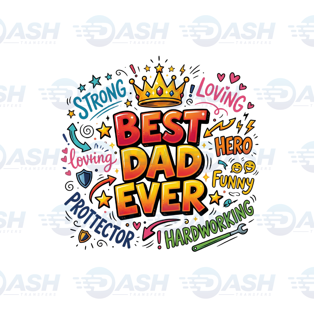 22x48 Inches Father's Day Gang sheet