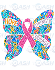 22x48 Inches Breast Cancer Awareness Gang sheet