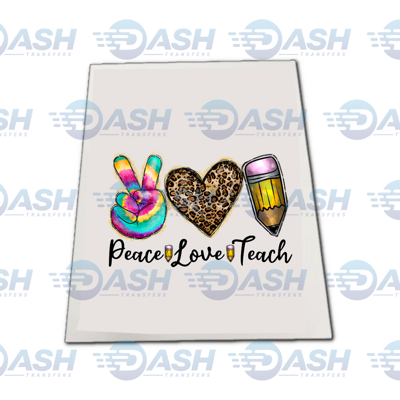 Peace Love Teach