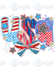 22x48 Inches 4th of July Gang sheet