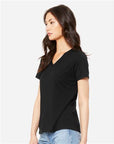 BELLA + CANVAS Women's Relaxed Triblend V-Neck Tee 6415