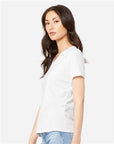 BELLA + CANVAS Women's Relaxed Triblend V-Neck Tee 6415