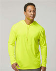 Badger Unisex B-Core Hooded Long Sleeve T-Shirt 4105