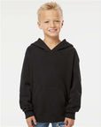 Independent Trading Co. Youth Lightweight Special Blend Raglan Hooded Sweatshirt PRM15YSB