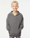 Independent Trading Co. Youth Lightweight Special Blend Raglan Hooded Sweatshirt PRM15YSB