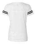 LAT Women's Football V-Neck Fine Jersey Tee 3537