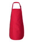 Q-Tees Full-Length Apron with Pockets Q4350