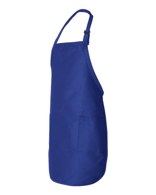 Q-Tees Full-Length Apron with Pockets Q4350