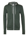 BELLA + CANVAS Unisex Sponge Fleece Full-Zip Hoodie Sweatshirt 3739
