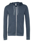 BELLA + CANVAS Unisex Sponge Fleece Full-Zip Hoodie Sweatshirt 3739