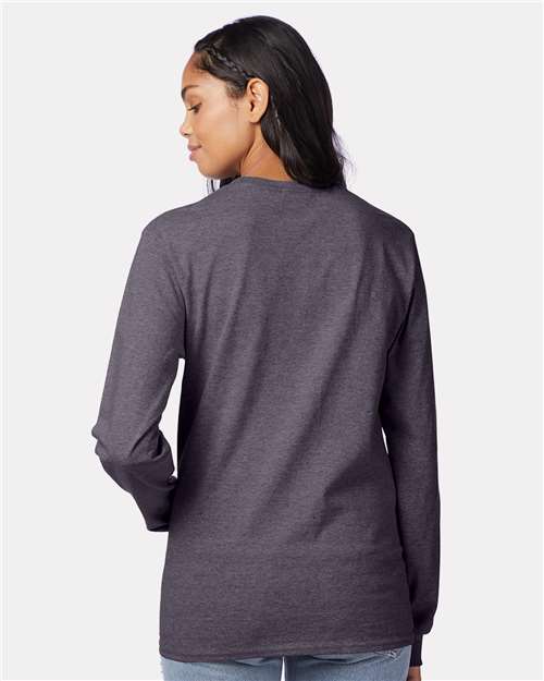 Hanes Authentic Long Sleeve T-Shirt 5586