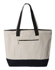 Q-Tees 19L Zippered Tote Q1300