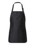 Q-Tees Full-Length Apron with Pouch Pocket Q4250