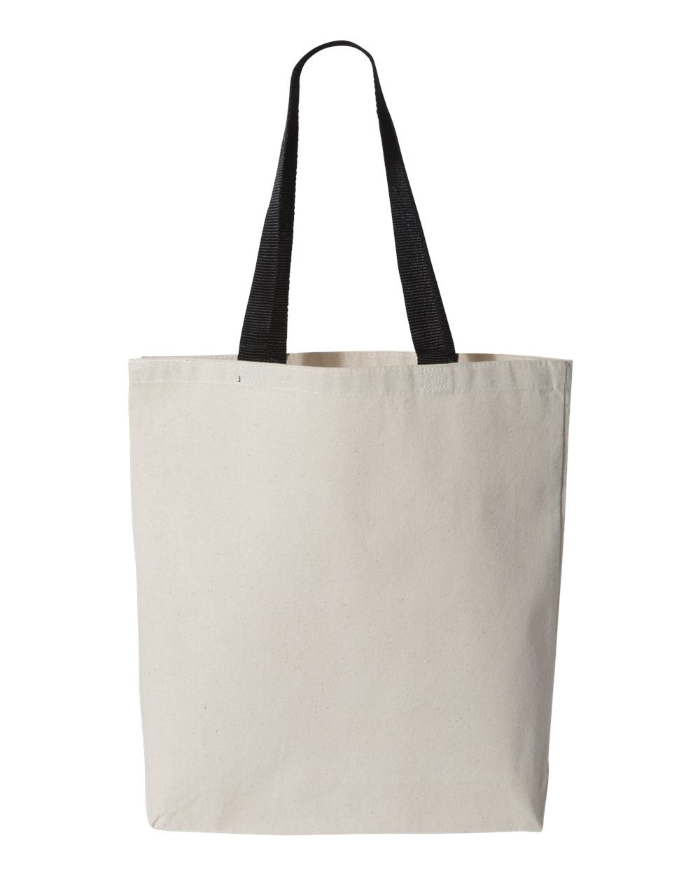 Q-Tees 11L Canvas Tote with Contrast-Color Handles Q4400