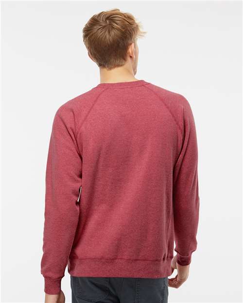 Independent Trading Co. Unisex Special Blend Raglan Crewneck Sweatshirt PRM30SBC