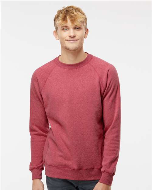 Independent Trading Co. Unisex Special Blend Raglan Crewneck Sweatshirt PRM30SBC